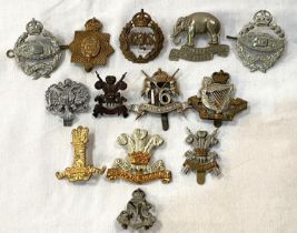 A collection of military cavalry badges