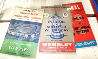 1960-1967 Final cup tie programs