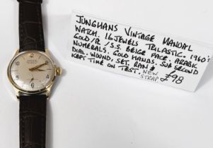 JUNGHANS, a gents TRILASTIC wristwatch
