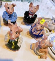 A family of Nat West Pigs.
