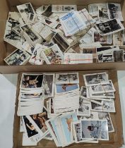 A selection of various cigarette cards:  Japanese; the Beatles; etc.