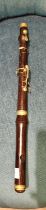 A 19th century Hawkes & Sons band flute