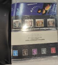 An album of GB presentation packs stamps (76 no packs)