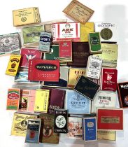 A selection of vintage tobacciana:  30+ unusual packets, Long Fellow; Vesuve Gem; etc., mainly