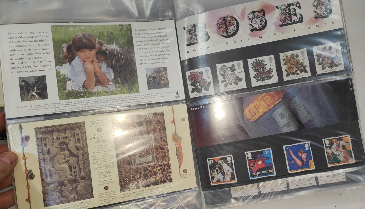 An album of GB presentation packs stamps (76 no packs) - Image 2 of 4