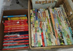 Approx. 30 Rupert Annuals; 14 "Peoples Friend" annuals (1990's - 2000's)