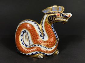 A Royal Crown Derby dragon, height 12cm