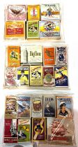 Twenty four vintage cigarette picture packets:  Pirates; Big Ben; Rough Rider; etc., mainly with