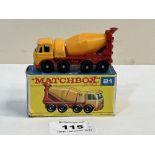 A Matchbox Foden Concrete Truck, no. 21. Boxed