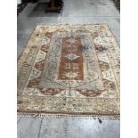 A mid 20th century Turkish carpet. 126' x 102'