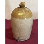 A glazed stoneware wine flagon by Price, Bristol, impressed number 2 and D & F Williams, Wine