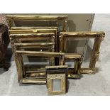 A collection of picture frames (12)
