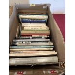 A box of art books