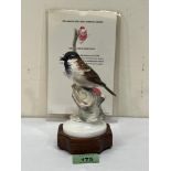 An Albany China Sparrow, modelled by David Burnham Smith. Boxed with certificate. 7½' high