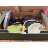 Two boxes of Carlton Ware etc.