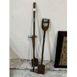 Three vintage children's beach tools