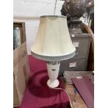 A Wedgwood Queens Ware table lamp