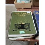 A complete set of 24 issues of The Living Animals of the World, published by Hutchinson 1930s with