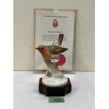 An Albany China Robin, modelled by David Burnham Smith. Boxed with certificate. 6' high