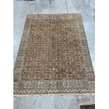 Two eastern style rugs. 74' x 54'; 41' x 26'