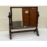 An early 20th century dressing mirror. 21' wide