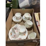 Three boxes of teaware