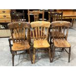 Six miscellaneous chairs