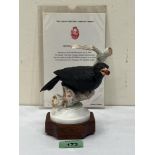 An Albany China Blackbird, modelled by David Burnham Smith. boxed with certificate. 6¼' high