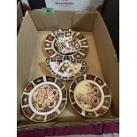 Five items of Royal Crown Derby Japan pattern ceramics