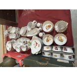 A collection of Royal Worcester Evesham tea and dinnerware