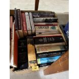 Three boxes of books