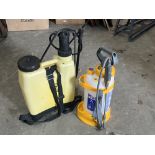 Two garden sprayers