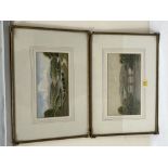 G.W. MORRISON. BRITISH 20TH CENTURY From The Wooden Bridge, Ballycastle; Lough Erne. A pair. Both