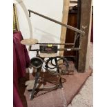 A 'Hobbies' treadle operated bandsaw