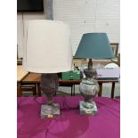 Two table lamps