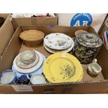 A collection of 19th century ceramics etc.