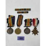 A pair of WWI medals for 3572 PTE F.G. PASSEY WORC. R; a War Medal for 20875 PTE. H. PUGH WORC. R