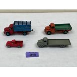 Dinky Toys. Four mint commercial vehicles. Unboxed