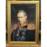 CONTEMPORY SCHOOL A portrait of a gentleman in military dress bearing a striking resemblance to