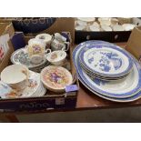 Ceramics to include commemorative ware; two chamber sets etc.