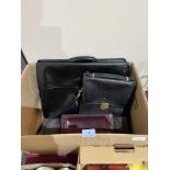 Four leather bags