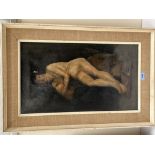 MANNER OF DAME LAURA KNIGHT. D.B.E; R.A; R.W.S. BRITISH 1877-1970 Study of a female nude. Unsigned