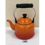 A Le-Creuset enamel range kettle