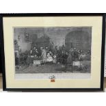 AFTER DAVID WILKIE R.A. SCOTTISH 1785-1841 The Rent Day. An engraving by Abraham Raimbach. 16½' x