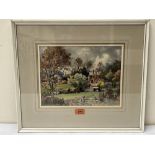 ROLAND SPENCER FORD. BRITISH 1902-1990 A Shropshire Farm Near Shrewsbury. Signed. Inscribed on