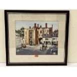 C.E. BROWN. BRITISH 20th CENTURY. Broadgate, Ludlow, Shropshire. Signed and dated 1985.