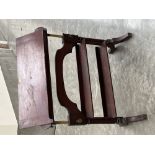 A Victorian mahogany reading stand. 32' wide