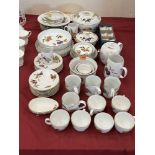 A collection of Royal Worcester Evesham ceramics