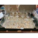 A box of glassware