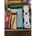 6 diecast commercial vehicles.